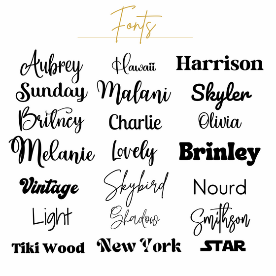Personalized Round Wooden Name Sign