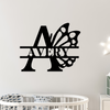 Personalized Butterfly Metal Monogram
