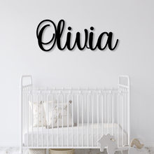  Wooden Name Sign - Style Olivia
