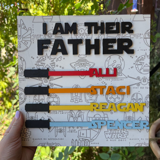 I Am Their Father Personalized Gift For Dad