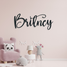  Wooden Name Sign - Style Britney