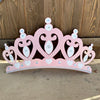 Crown Canopy, Crown Pink Princess Wall Decor With Cascading Lights