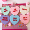 Personalized Valentine's Day Gift, Custom Valentines Conversation Heart, Be My Valentine Heart, Funny Valentines Gift