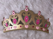  Crown Canopy, Gold and Pink Crown Princess Wall Decor