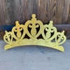 Crown Canopy, Crown Gold Glitter Princess Wall Decor