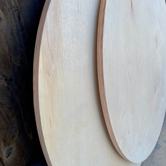 Wooden Circle 1/2 Inch Thick Birch Plywood Disc Unfinished Birch Plywood Wood Circle for Crafts Wooden Rounds DIY